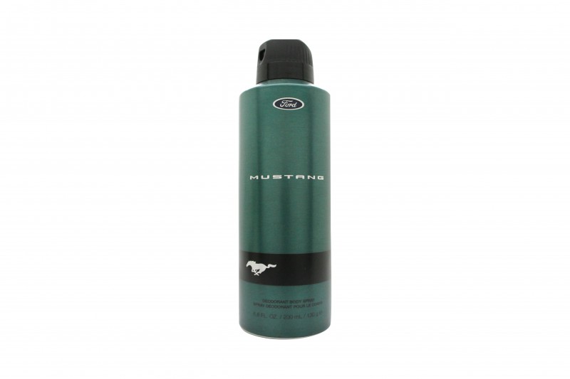 MUSTANG GREEN BODY SPRAY - MEN'S FOR HIM. NEW. FREE SHIPPING