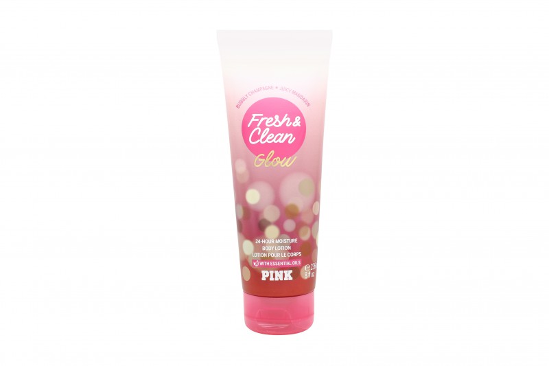 VICTORIA'S SECRET PINK FRESH CLEAN GLOW BODY LOTION . NEW. FREE SHIPPING